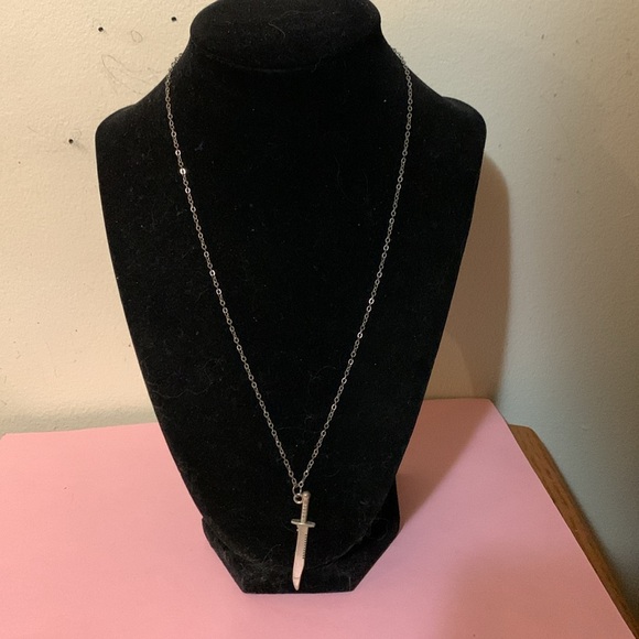 Sword knife necklace 20”* - Picture 3 of 5
